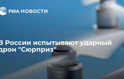 В России испытывают ударный дрон "Сюрприз"