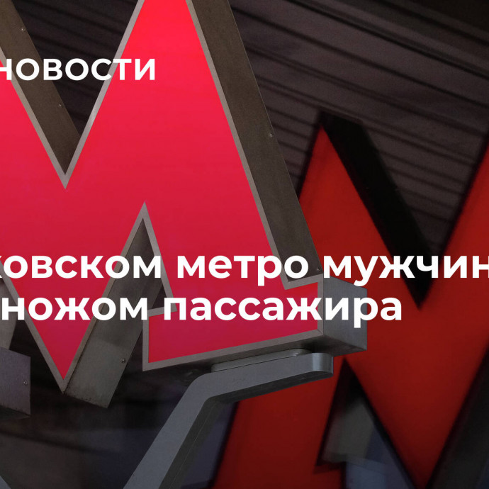 В московском метро мужчина ранил ножом пассажира