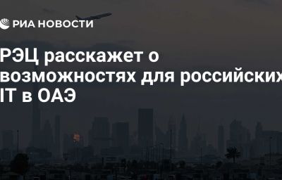 РЭЦ расскажет о возможностях для российских IT в ОАЭ