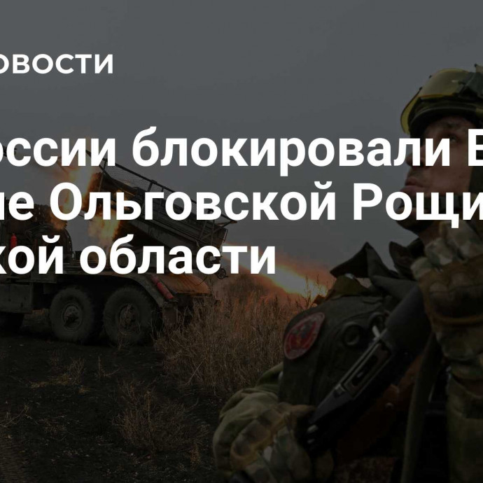 ВС России блокировали ВСУ в районе Ольговской Рощи в Курской области