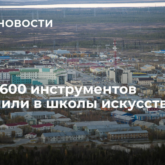 Более 600 инструментов поступили в школы искусств Ямала