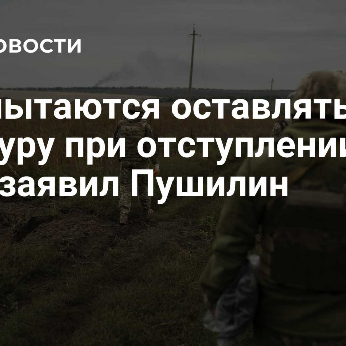 ВСУ пытаются оставлять агентуру при отступлении в ДНР, заявил Пушилин