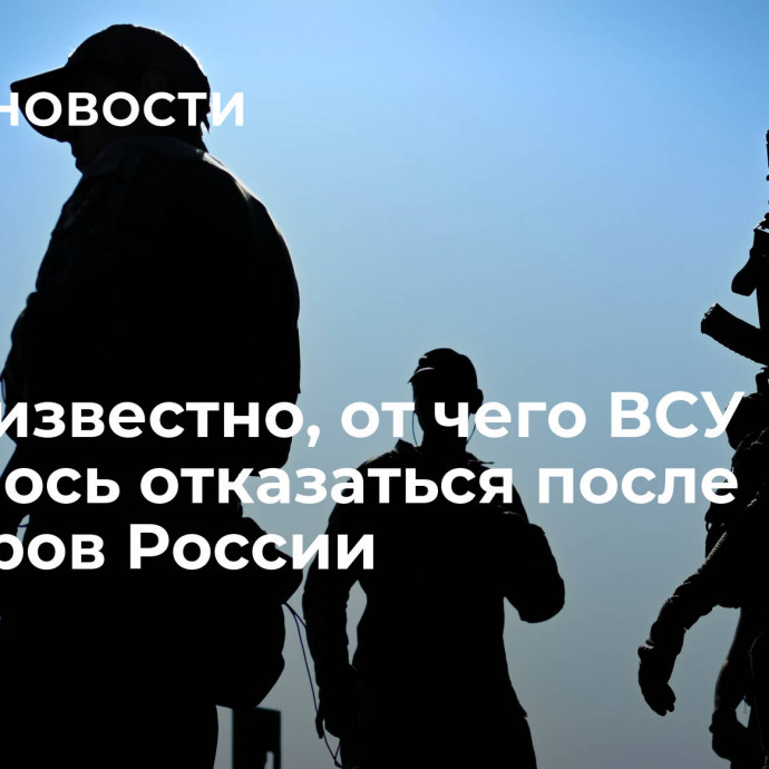 Стало известно, от чего ВСУ пришлось отказаться после маневров России