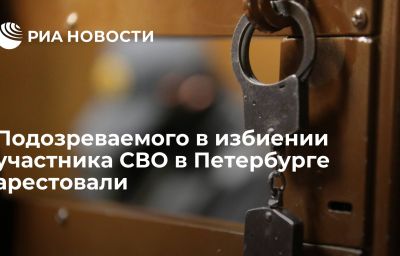 Подозреваемого в избиении участника СВО в Петербурге арестовали