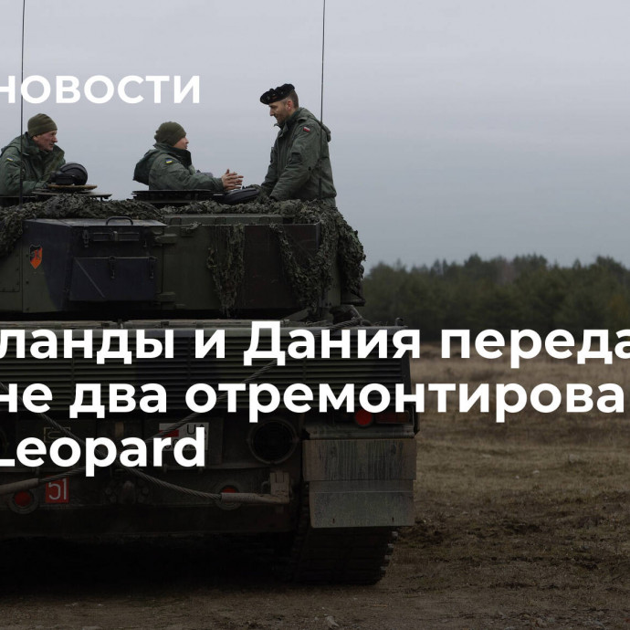 Нидерланды и Дания передадут Украине два отремонтированных танка Leopard