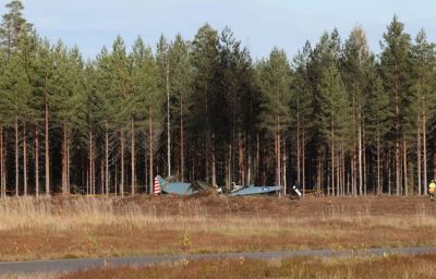 В Финляндии упал самолет времен Второй мировой войны, погибли два человека