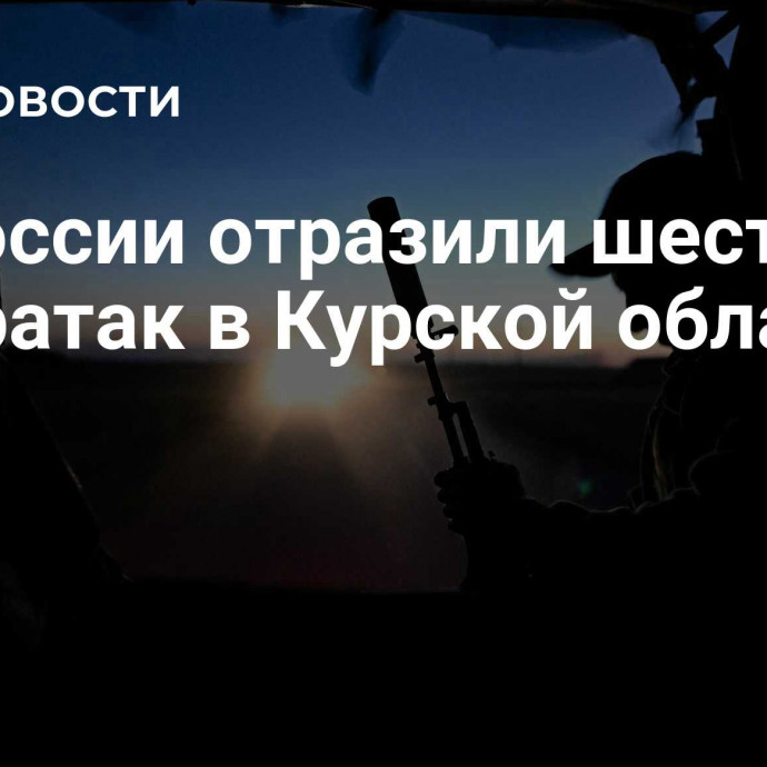 ВС России отразили шесть контратак в Курской области