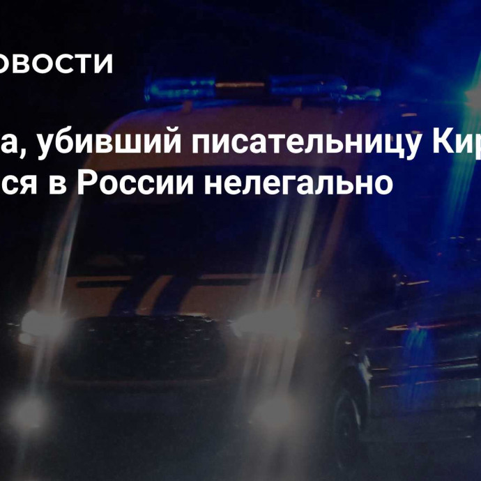 Мужчина, убивший писательницу Кирсанову, находился в России нелегально