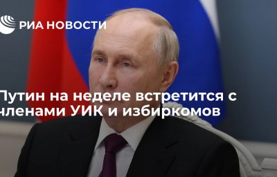 Путин на неделе встретится с членами УИК и избиркомов