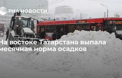 На востоке Татарстана выпала месячная норма осадков