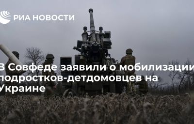 В Совфеде заявили о мобилизации подростков-детдомовцев на Украине