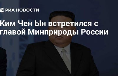 Ким Чен Ын встретился с главой Минприроды России