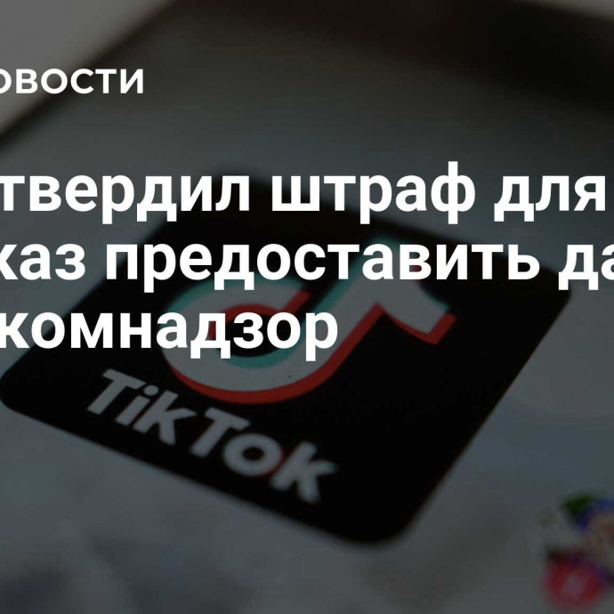 Суд утвердил штраф для Tiktok за отказ предоставить данные в Роскомнадзор