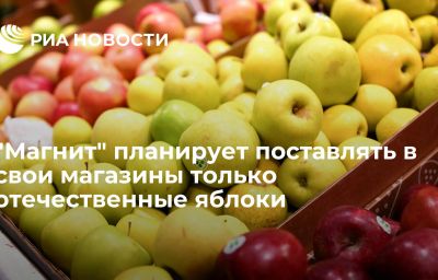 "Магнит" планирует поставлять в свои магазины только отечественные яблоки