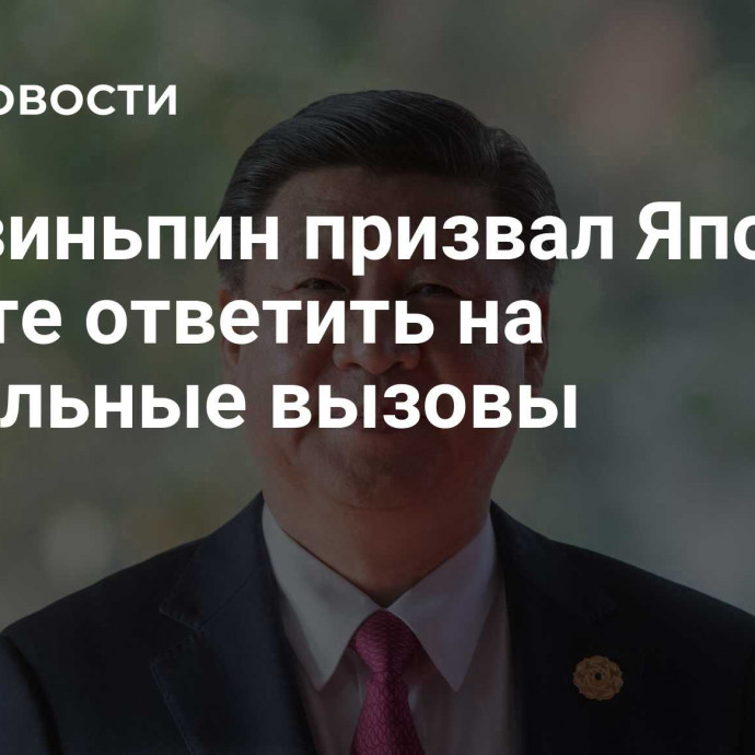 Си Цзиньпин призвал Японию вместе ответить на глобальные вызовы