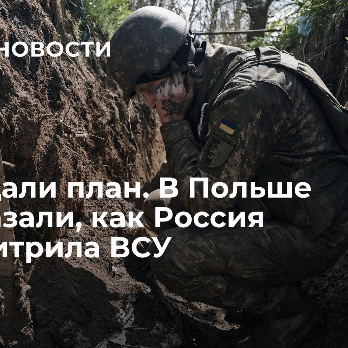 Разгадали план. В Польше рассказали, как Россия перехитрила ВСУ