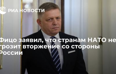 Фицо заявил, что странам НАТО не грозит вторжение со стороны России