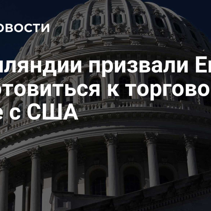 В Финляндии призвали Европу подготовиться к торговой войне с США