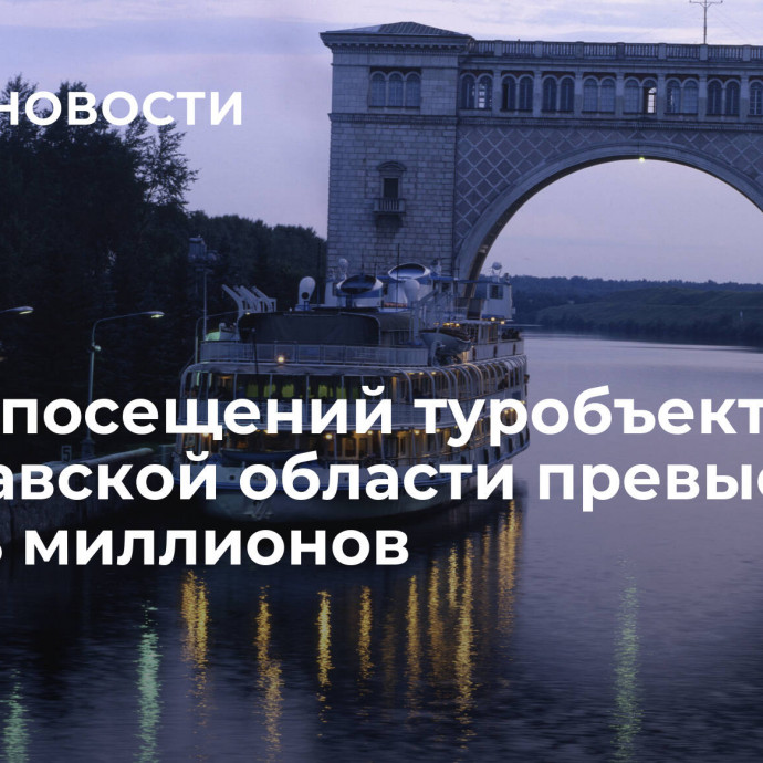 Число посещений туробъектов в Ярославской области превысит девять миллионов