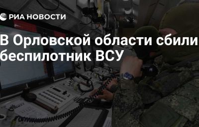 В Орловской области сбили беспилотник ВСУ