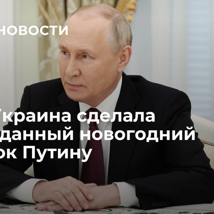 СМИ: Украина сделала неожиданный новогодний подарок Путину