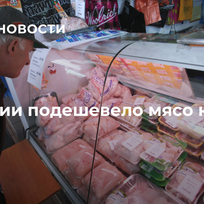 В России подешевело мясо кур