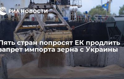 Пять стран попросят ЕК продлить запрет импорта зерна с Украины