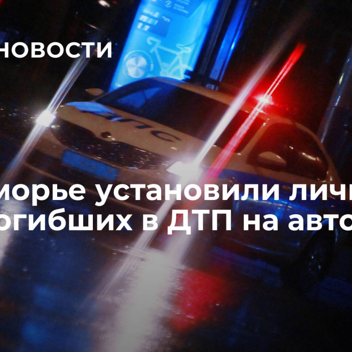 В Приморье установили личности всех погибших в ДТП на автобусе