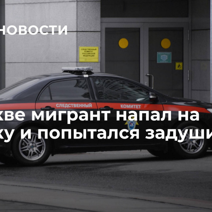 В Москве мигрант напал на девочку и попытался задушить