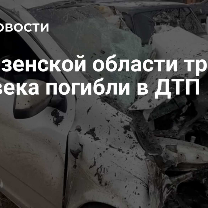 В Пензенской области три человека погибли в ДТП