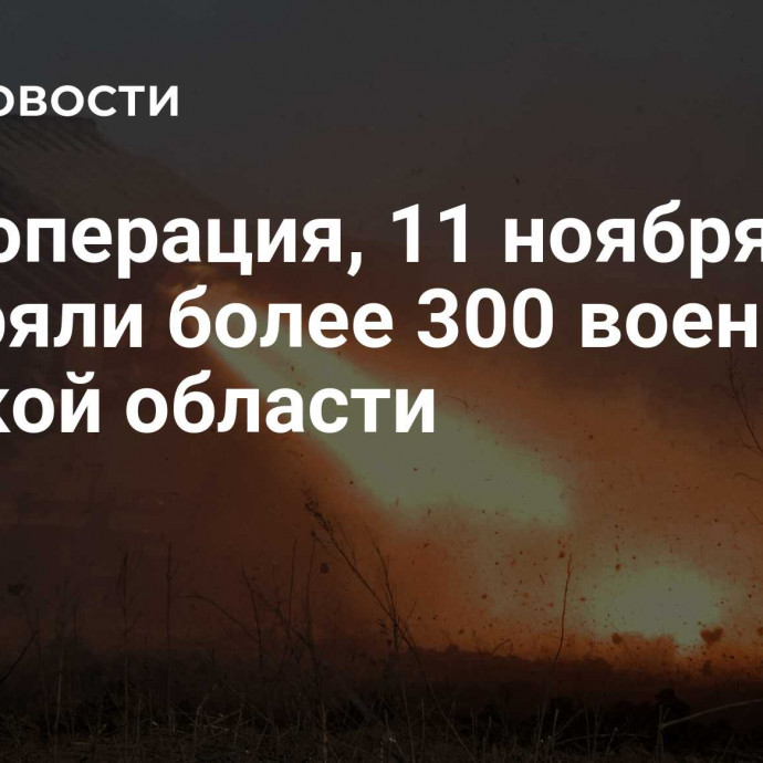 Спецоперация, 11 ноября: ВСУ потеряли более 300 военных в Курской области