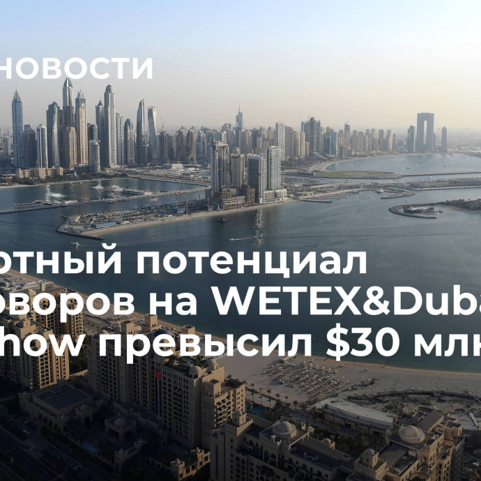 Экспортный потенциал переговоров на WETEX&Dubai Solar Show превысил $30 млн