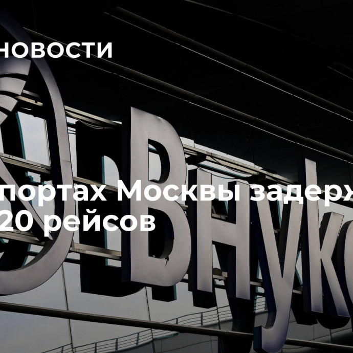 В аэропортах Москвы задержали более 20 рейсов