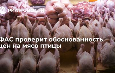 ФАС проверит обоснованность цен на мясо птицы