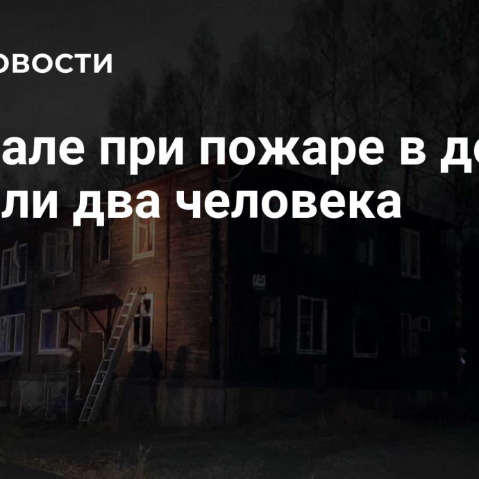 На Урале при пожаре в доме погибли два человека