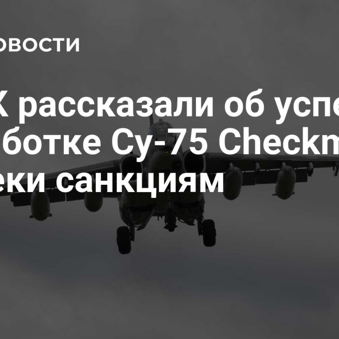 В ОАК рассказали об успешной разработке Су-75 Checkmate вопреки санкциям