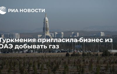 Туркмения пригласила бизнес из ОАЭ добывать газ