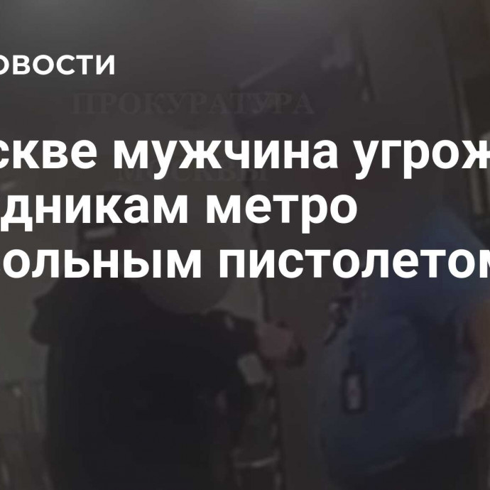 В Москве мужчина угрожал сотрудникам метро аэрозольным пистолетом