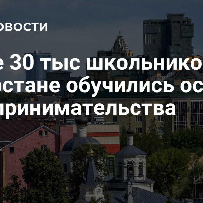 Более 30 тыс школьников в Татарстане обучились основам предпринимательства