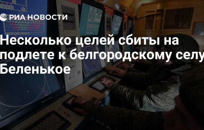 Несколько целей сбиты на подлете к белгородскому селу Беленькое