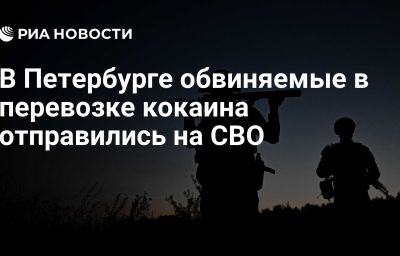 В Петербурге обвиняемые в перевозке кокаина отправились на СВО