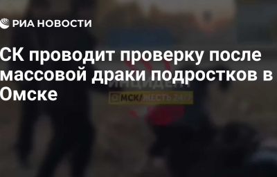 СК проводит проверку после массовой драки подростков в Омске