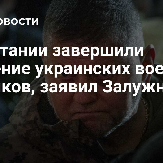 В Британии завершили обучение украинских военных летчиков, заявил Залужный