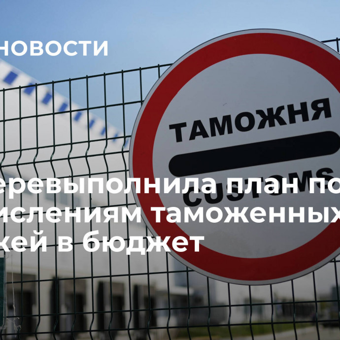 ФТС перевыполнила план по перечислениям таможенных платежей в бюджет