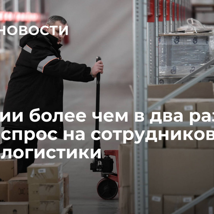В России более чем в два раза вырос спрос на сотрудников в сфере логистики