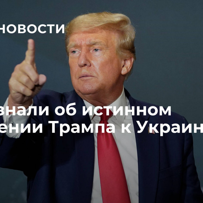 СМИ узнали об истинном отношении Трампа к Украине