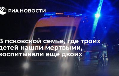 В псковской семье, где троих детей нашли мертвыми, воспитывали еще двоих