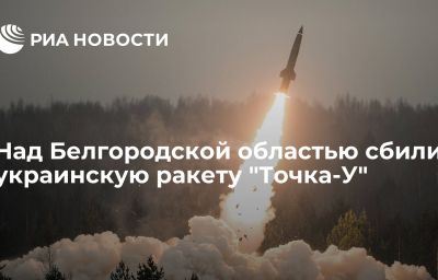 Над Белгородской областью сбили украинскую ракету "Точка-У"