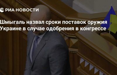 Шмыгаль назвал сроки поставок оружия Украине в случае одобрения в конгрессе