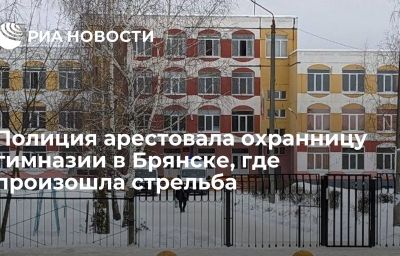 Полиция арестовала охранницу гимназии в Брянске, где произошла стрельба